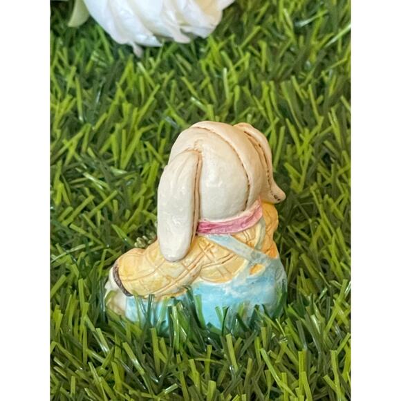 Vintage Retro Resin Boy Easter Bunny Rabbit - Picture 3 of 7